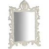 BISCOTTINI Miroir Mural à Accrocher BLANC ANTIQUE EN BOIS FABRIQUÉ EN ITALIE -Miroir Soldes Boutique 18547198 1
