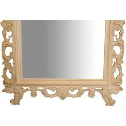 BISCOTTINI Miroir Mural à Accrocher EN BOIS EN FINITION BRUTE FABRIQUE EN ITALIE -Miroir Soldes Boutique 18547220 5