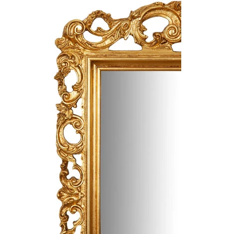 BISCOTTINI Miroir Mural à Accrocher EN BOIS EN FINITION DORÉE FABRIQUE EN ITALIE 6 BISCOTTINI Miroir Mural à Accrocher EN BOIS EN FINITION DORÉE FABRIQUE EN ITALIE – Image 4