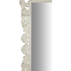 BISCOTTINI Miroir Mural à Accrocher BLANC ANTIQUE EN BOIS FABRIQUÉ EN ITALIE -Miroir Soldes Boutique 18547232 4