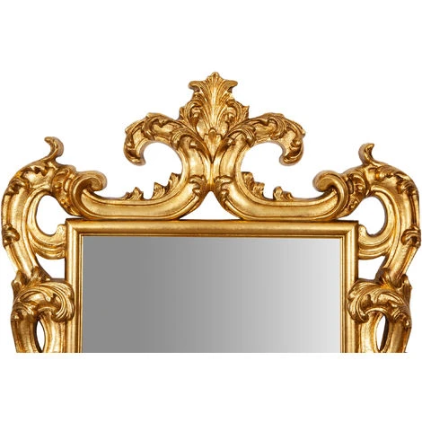 BISCOTTINI Miroir Mural à Accrocher En BoisFINITION FEUILLE D'OR FABRIQUÉE EN ITALIE 5 BISCOTTINI Miroir Mural à Accrocher En BoisFINITION FEUILLE D'OR FABRIQUÉE EN ITALIE – Image 3