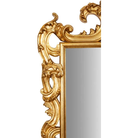 BISCOTTINI Miroir Mural à Accrocher En BoisFINITION FEUILLE D'OR FABRIQUÉE EN ITALIE 6 BISCOTTINI Miroir Mural à Accrocher En BoisFINITION FEUILLE D'OR FABRIQUÉE EN ITALIE – Image 4