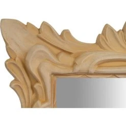 BISCOTTINI Miroir Mural à Accrocher EN BOIS EN FINITION BRUTE FABRIQUE EN ITALIE -Miroir Soldes Boutique 18548368 4