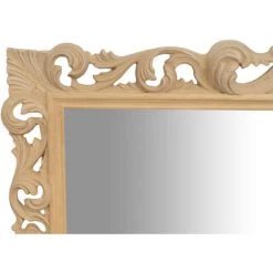 BISCOTTINI Miroir Mural à Accrocher EN BOIS EN FINITION BRUTE FABRIQUE EN ITALIE -Miroir Soldes Boutique 18548372 5