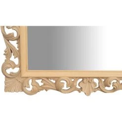 BISCOTTINI Miroir Mural à Accrocher EN BOIS EN FINITION BRUTE FABRIQUE EN ITALIE -Miroir Soldes Boutique 18548379 5