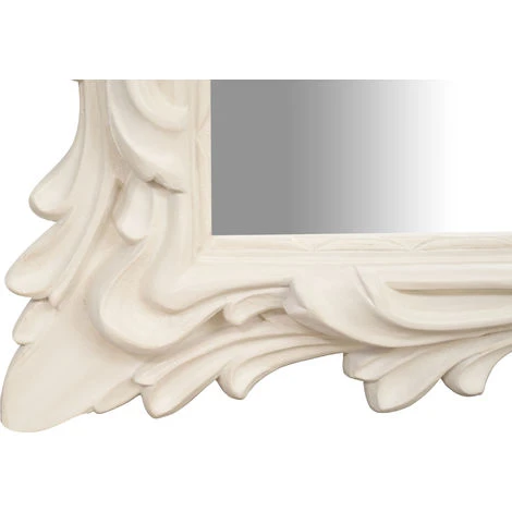 BISCOTTINI Miroir Mural à Accrocher En BOIS BLANC ANTIQUE FABRIQUÉ EN ITALIE 7 BISCOTTINI Miroir Mural à Accrocher En BOIS BLANC ANTIQUE FABRIQUÉ EN ITALIE – Image 5