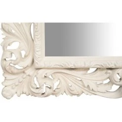 BISCOTTINI Miroir Mural à Accrocher En BOIS BLANC ANTIQUE FABRIQUÉ EN ITALIE 11 BISCOTTINI Miroir Mural à Accrocher En BOIS BLANC ANTIQUE FABRIQUÉ EN ITALIE -Miroir Soldes Boutique 18548653 5