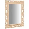 BISCOTTINI Miroir Mural à Accrocher EN BOIS EN FINITION BRUTE FABRIQUE EN ITALIE -Miroir Soldes Boutique 18548662 1