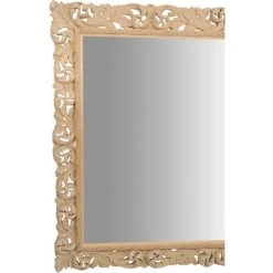 BISCOTTINI Miroir Mural à Accrocher EN BOIS EN FINITION BRUTE FABRIQUE EN ITALIE -Miroir Soldes Boutique 18548681 5