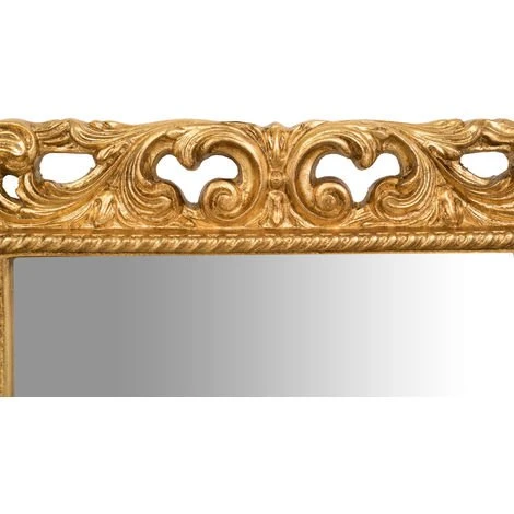 BISCOTTINI Miroir Mural à Accrocher En BOIS DORÉ À LA FEUILLE D'OR ANTIQUE FABRIQUÉ EN ITALIE 5 BISCOTTINI Miroir Mural à Accrocher En BOIS DORÉ À LA FEUILLE D'OR ANTIQUE FABRIQUÉ EN ITALIE – Image 3