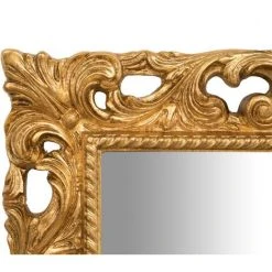 BISCOTTINI Miroir Mural à Accrocher En BOIS DORÉ À LA FEUILLE D'OR ANTIQUE FABRIQUÉ EN ITALIE 10 BISCOTTINI Miroir Mural à Accrocher En BOIS DORÉ À LA FEUILLE D'OR ANTIQUE FABRIQUÉ EN ITALIE -Miroir Soldes Boutique 18548687 4