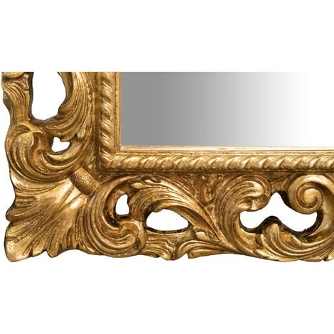 BISCOTTINI Miroir Mural à Accrocher En BOIS DORÉ À LA FEUILLE D'OR ANTIQUE FABRIQUÉ EN ITALIE 7 BISCOTTINI Miroir Mural à Accrocher En BOIS DORÉ À LA FEUILLE D'OR ANTIQUE FABRIQUÉ EN ITALIE – Image 5