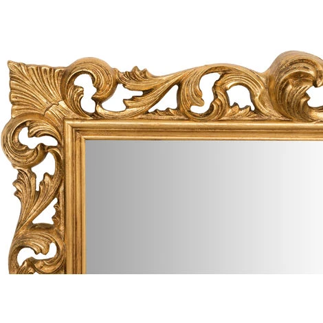 BISCOTTINI Miroir Mural à Accrocher En BOIS DORÉ À LA FEUILLE D'OR ANTIQUE FABRIQUÉ EN ITALIE 6 BISCOTTINI Miroir Mural à Accrocher En BOIS DORÉ À LA FEUILLE D'OR ANTIQUE FABRIQUÉ EN ITALIE – Image 4
