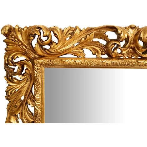 BISCOTTINI Miroir Mural à Accrocher En BOIS DORÉ À LA FEUILLE D'OR ANTIQUE FABRIQUÉ EN ITALIE 6 BISCOTTINI Miroir Mural à Accrocher En BOIS DORÉ À LA FEUILLE D'OR ANTIQUE FABRIQUÉ EN ITALIE – Image 4