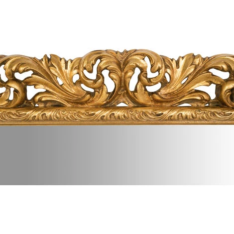 BISCOTTINI Miroir Mural à Accrocher En BOIS DORÉ À LA FEUILLE D'OR ANTIQUE FABRIQUÉ EN ITALIE 5 BISCOTTINI Miroir Mural à Accrocher En BOIS DORÉ À LA FEUILLE D'OR ANTIQUE FABRIQUÉ EN ITALIE – Image 3