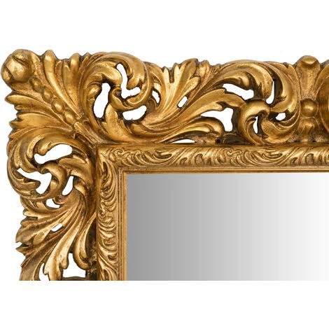 BISCOTTINI Miroir Mural à Accrocher En BOIS DORÉ À LA FEUILLE D'OR ANTIQUE FABRIQUÉ EN ITALIE 6 BISCOTTINI Miroir Mural à Accrocher En BOIS DORÉ À LA FEUILLE D'OR ANTIQUE FABRIQUÉ EN ITALIE – Image 4