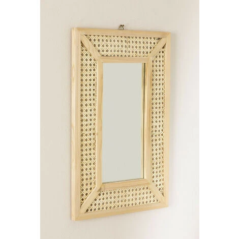 Miroir Rectangulaire En Bois (60x40 Cm) Frey SKLUM Rotin Bois Naturel - Bois Naturel Bois Naturel 5 Miroir Rectangulaire En Bois (60x40 Cm) Frey SKLUM Rotin Bois Naturel - Bois Naturel Bois Naturel – Image 3