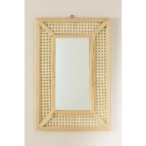 Miroir Rectangulaire En Bois (60x40 Cm) Frey SKLUM Rotin Bois Naturel - Bois Naturel Bois Naturel 6 Miroir Rectangulaire En Bois (60x40 Cm) Frey SKLUM Rotin Bois Naturel - Bois Naturel Bois Naturel – Image 4