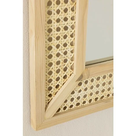 Miroir Rectangulaire En Bois (60x40 Cm) Frey SKLUM Rotin Bois Naturel - Bois Naturel Bois Naturel 7 Miroir Rectangulaire En Bois (60x40 Cm) Frey SKLUM Rotin Bois Naturel - Bois Naturel Bois Naturel – Image 5