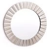 HEART OF THE HOME Miroir Rond En Métal Design Champa - Diam 50 - Argent 1 HEART OF THE HOME Miroir Rond En Métal Design Champa - Diam 50 - Argent -Miroir Soldes Boutique 18610865 1