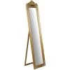 BISCOTTINI Miroir Au Sol Sur Pied L43xPR3.5xH178 Cm Finition Dorée Antique -Miroir Soldes Boutique 18624818 1