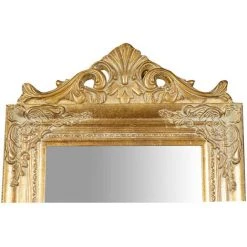BISCOTTINI Miroir Au Sol Sur Pied L43xPR3.5xH178 Cm Finition Dorée Antique -Miroir Soldes Boutique 18624818 3