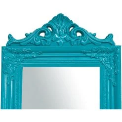 BISCOTTINI Miroir Au Sol Sur Pied Finition Bleue L43xPR5xH178 Cm -Miroir Soldes Boutique 18710042 3