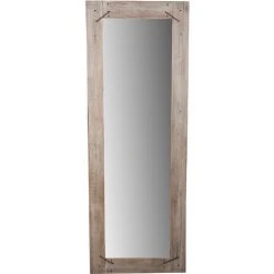 BISCOTTINI Miroir Mural à Accrocher En Bois Massif RUSTICO -Miroir Soldes Boutique 18969877 2