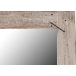 BISCOTTINI Miroir Mural à Accrocher En Bois Massif RUSTICO -Miroir Soldes Boutique 18969877 3
