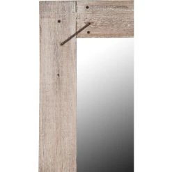 BISCOTTINI Miroir Mural à Accrocher En Bois Massif RUSTICO -Miroir Soldes Boutique 18969877 4