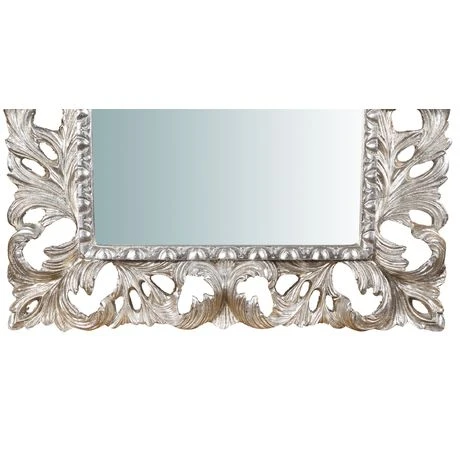 BISCOTTINI Miroir Mural à Accrocher En BOIS. FINITIONS : FEUILLE D'ARGENT EFFET VIEILLI. L82XPR6XH101 FABRIQUÉ EN ITALIE 7 BISCOTTINI Miroir Mural à Accrocher En BOIS. FINITIONS : FEUILLE D'ARGENT EFFET VIEILLI. L82XPR6XH101 FABRIQUÉ EN ITALIE – Image 5