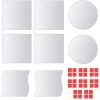 VidaXL Carreaux De Miroir 16 Pcs Multi-forme Verre - Argent 1 VidaXL Carreaux De Miroir 16 Pcs Multi-forme Verre - Argent -Miroir Soldes Boutique 19287109 1