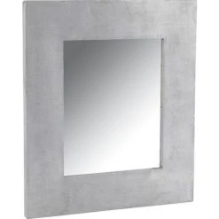 AUBRY GASPARD Miroir En Zinc Gris - Gris
