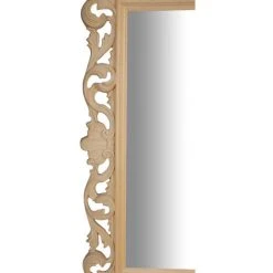 BISCOTTINI Miroir Mural à Accrocher EN BOIS EN FINITION BRUTE FABRIQUE EN ITALIE -Miroir Soldes Boutique 20915208 4