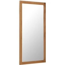 ASUPERMALL Miroir 60 X 120 Cm Bois De Chene Massif