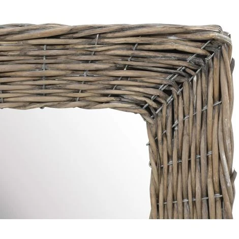 ASUPERMALL Miroir Osier Marron 50 X 100 Cm 4 ASUPERMALL Miroir Osier Marron 50 X 100 Cm – Image 2
