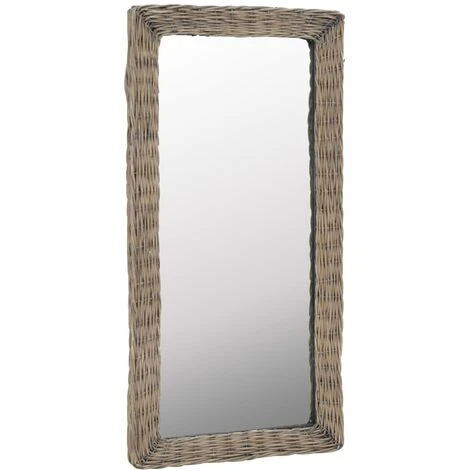 ASUPERMALL Miroir Osier Marron 50 X 100 Cm 6 ASUPERMALL Miroir Osier Marron 50 X 100 Cm – Image 4