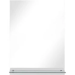 ASUPERMALL Miroir Mural Avec Etagere 50x70 Cm Verre Trempe 9 ASUPERMALL Miroir Mural Avec Etagere 50x70 Cm Verre Trempe -Miroir Soldes Boutique 22623292 3