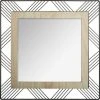 ATMOSPHERA CRÉATEUR D'INTÉRIEUR Miroir Carré Métal Et MDF Joe - Noir -Miroir Soldes Boutique 22775740 1