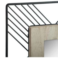 ATMOSPHERA CRÉATEUR D'INTÉRIEUR Miroir Carré Métal Et MDF Joe - Noir -Miroir Soldes Boutique 22775740 3