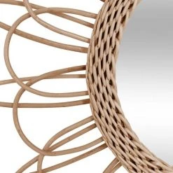 ATMOSPHERA CRÉATEUR D'INTÉRIEUR Miroir En Rotin Fleur D 56 Cm - Beige -Miroir Soldes Boutique 22775742 3