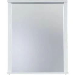 TREND TEAM FLORIDA-ORLANDO - Meuble Salle De Bain Mélaminé - Miroir. L - H - P : 63 - 78 - 12 Cm - Blanc