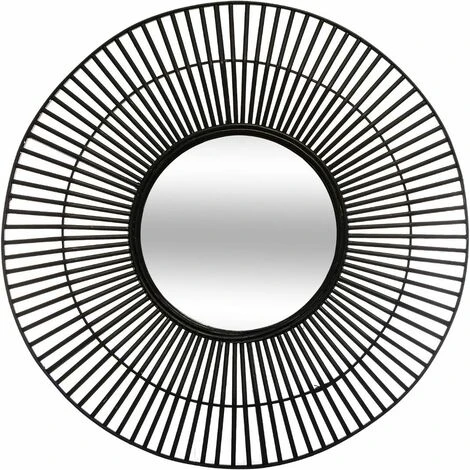 ATMOSPHERA Miroir En Rotin Noir - Noir 3 ATMOSPHERA Miroir En Rotin Noir - Noir