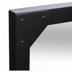 ATMOSPHERA Miroir Métallique Lola - Noir -Miroir Soldes Boutique 22965584 3