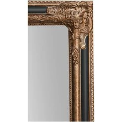 BISCOTTINI Miroir Au Sol Sur Pied L40XPR3XH170 Cm Finition Noir Vieillie -Miroir Soldes Boutique 23005813 3