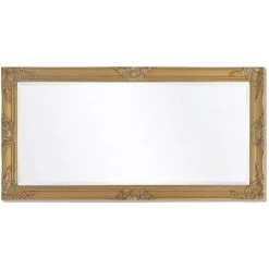 Topdeal Miroir Mural Style Baroque 120 X 60 Cm Doré -Miroir Soldes Boutique 23024187 5