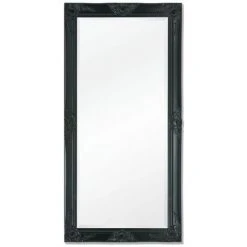 Topdeal Miroir Mural Style Baroque 120 X 60 Cm Noir -Miroir Soldes Boutique 23024196 4