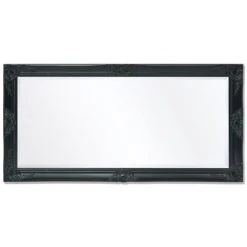 Topdeal Miroir Mural Style Baroque 120 X 60 Cm Noir -Miroir Soldes Boutique 23024196 5