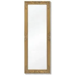 Topdeal Miroir Mural Style Baroque 140 X 50 Cm Doré -Miroir Soldes Boutique 23024203 4