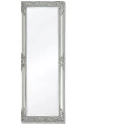 Topdeal Miroir Mural Style Baroque 140 X 50 Cm Argenté -Miroir Soldes Boutique 23024208 4